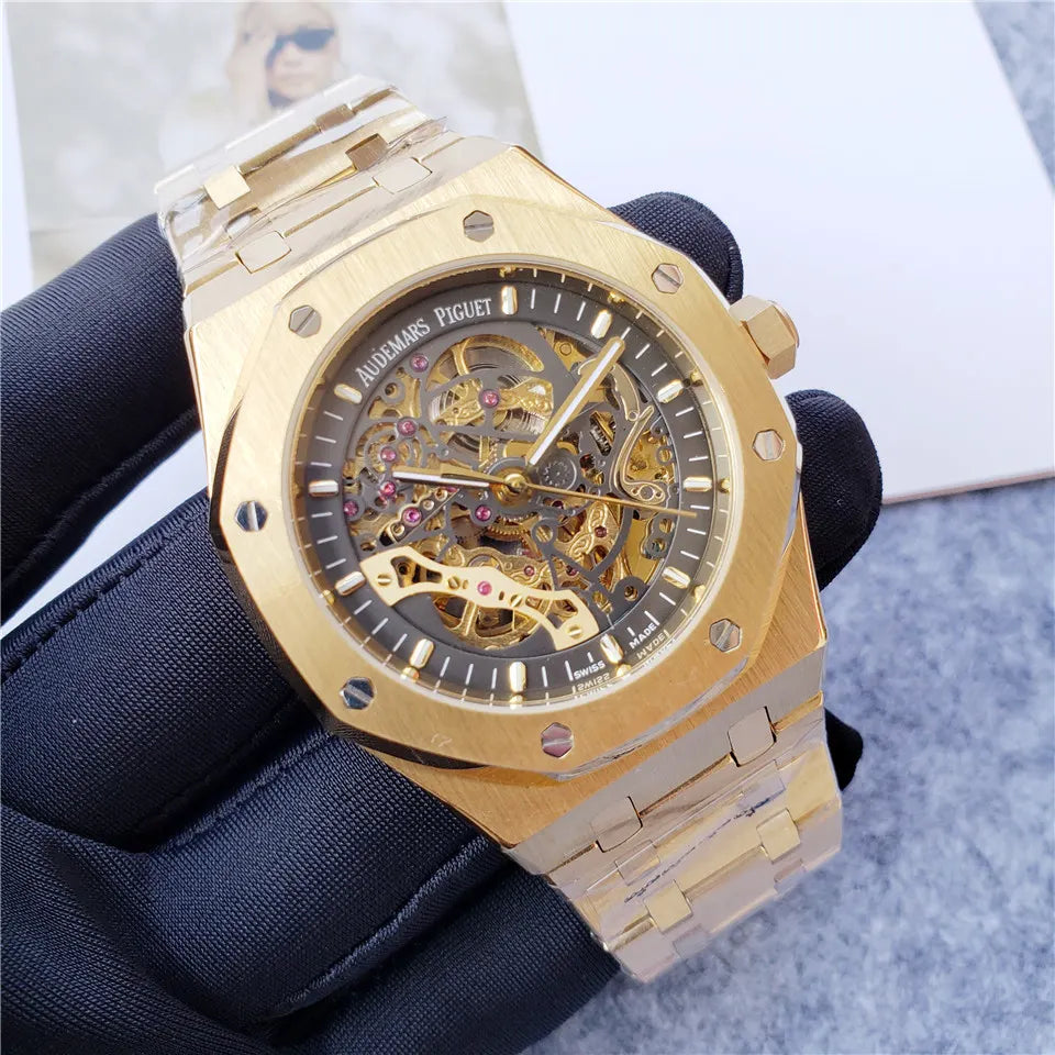 Audemars Piguet Gold Skeleton - Hình 3