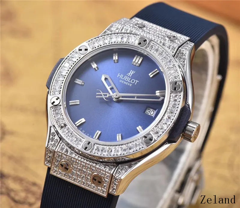Hublot Blue Diamond Watch
