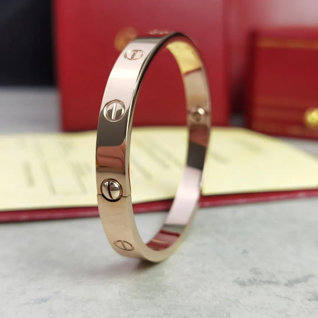 Cartier LOVE bracelet in rose gold - Hình 3