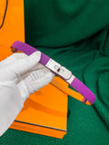 Hermes Purple Leather Belt
