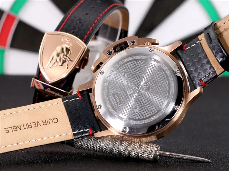 Lamborghini Carbon Fiber Chronograph - Hình 2
