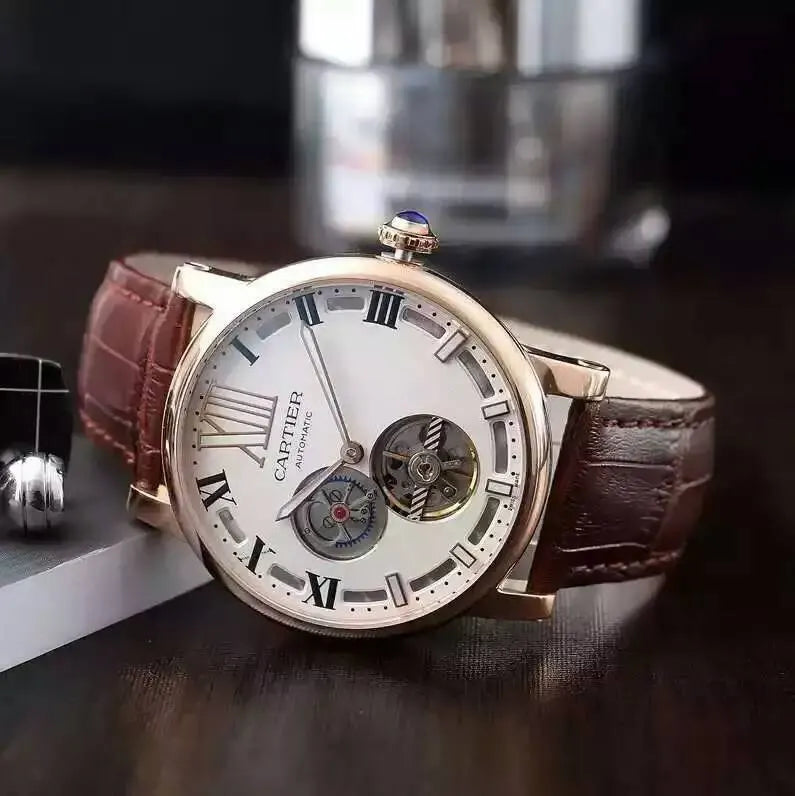 Cartier White Dial Tourbillon
