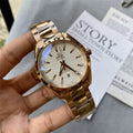 seamaster silver Omega Rose Gold Watch