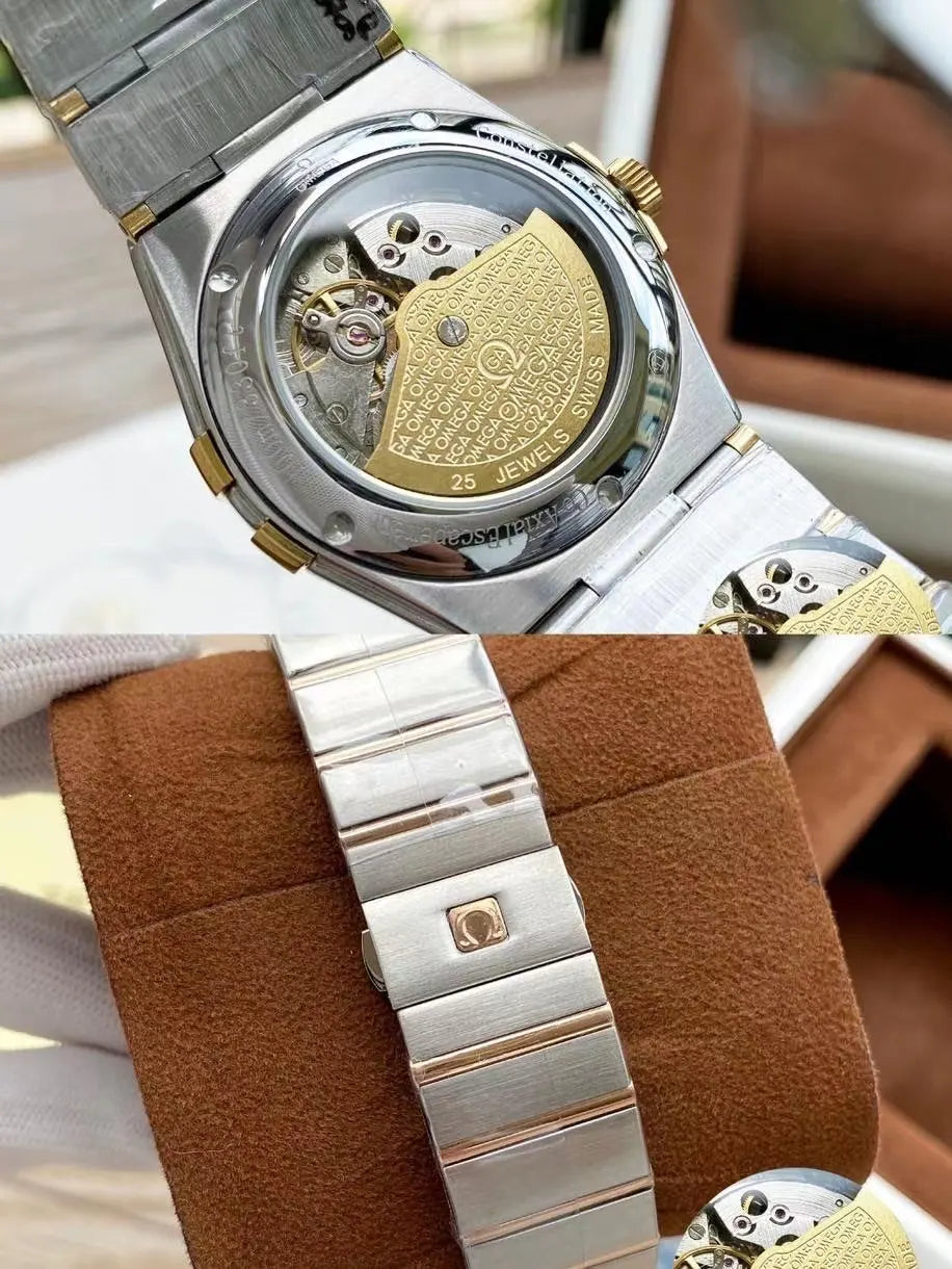 Omega Constellation Gold Dial Steel - Hình 2