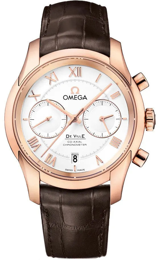 de Omega Rose Gold Chronograph