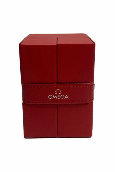 de Omega Diamond Bezel Grey Leather - Hình 4
