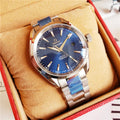 seamaster Omega Blue Dial Steel Watch