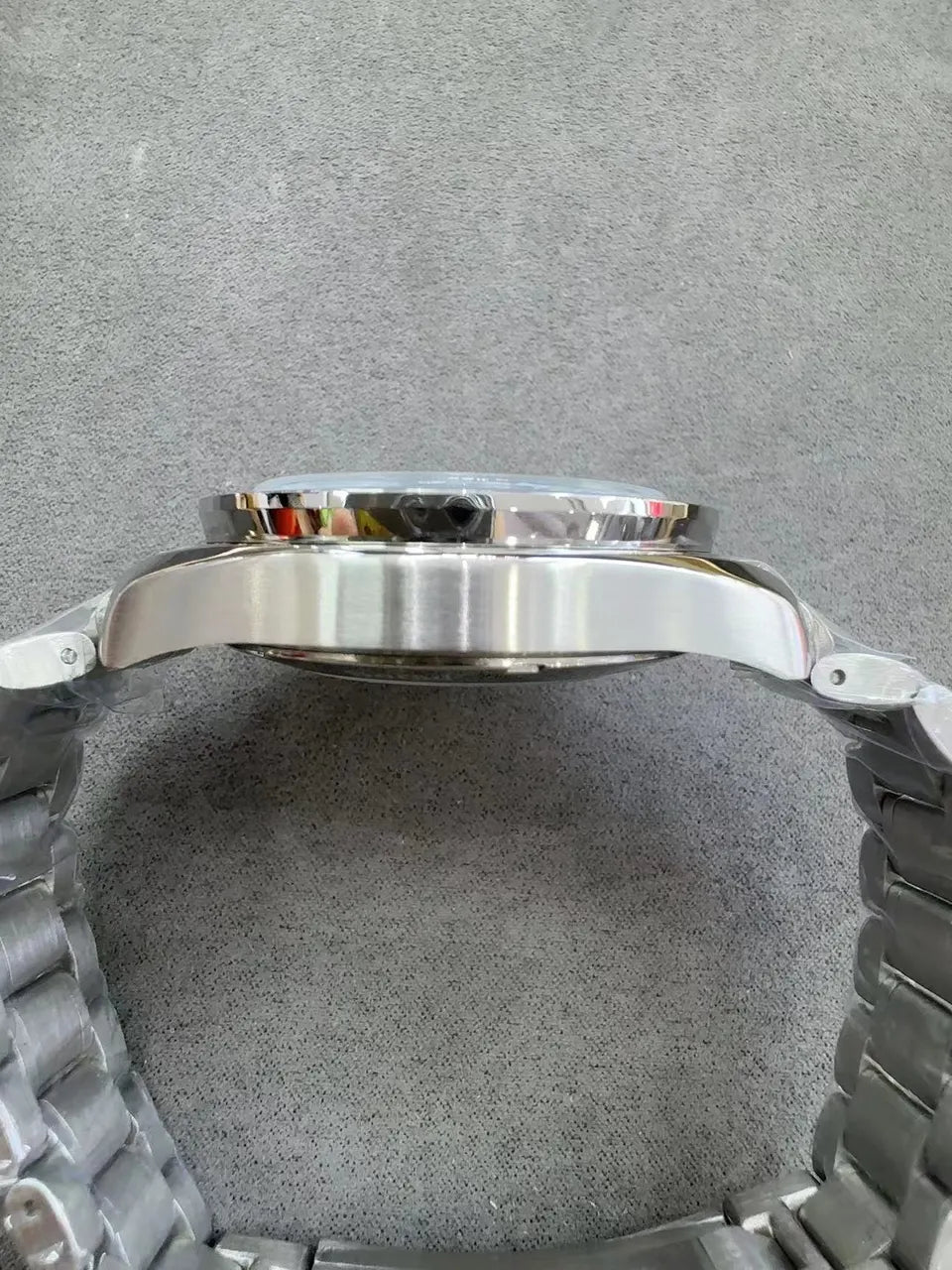 speedmaster Omega Blue Dial Steel - Hình 4