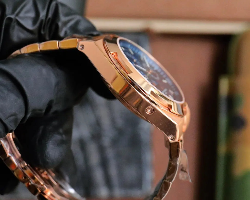 Vacheron Constantin Rose Gold Blue - Hình 5
