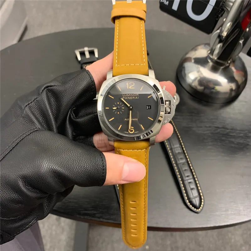 Panerai Yellow Leather Luminor - Hình 3