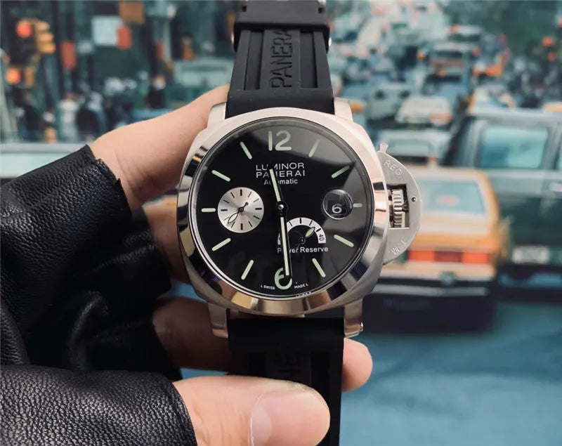 Panerai Luminor Black Dial Rubber Strap - Hình 2