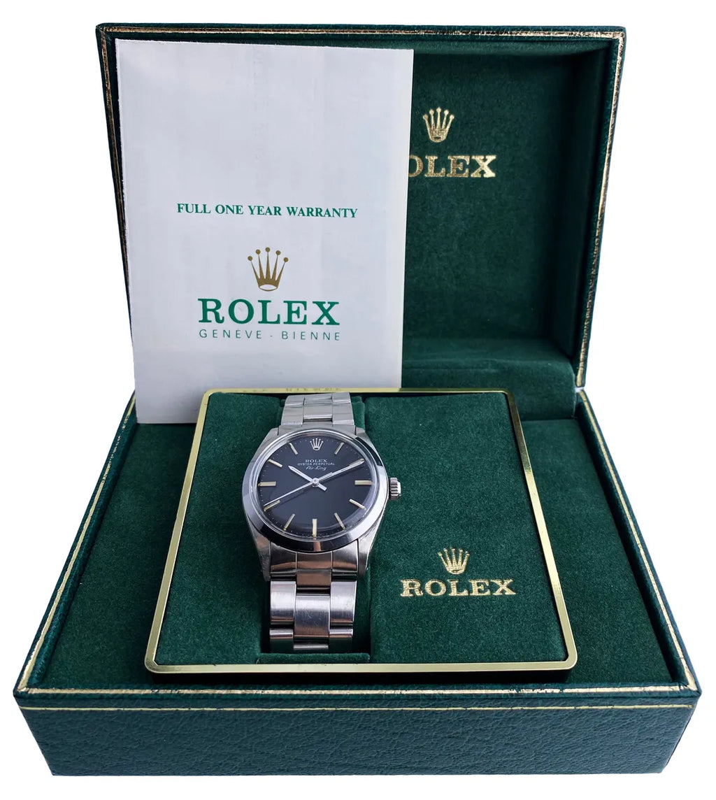 Rolex Air-King Black Dial Vintage - Hình 2
