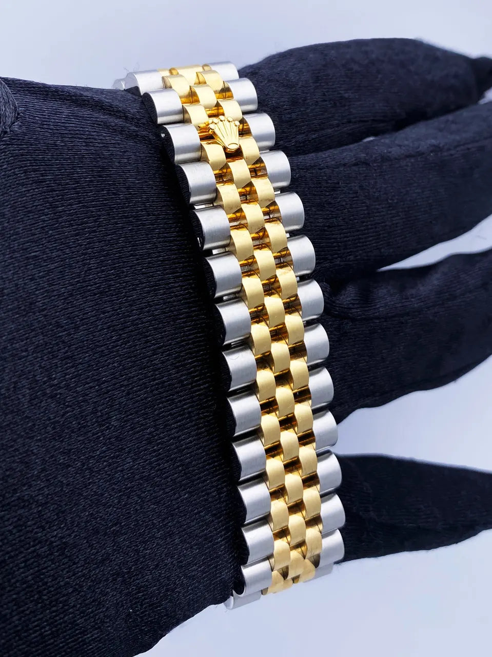 datejust Rolex Two-Tone Black Diamond - Hình 6