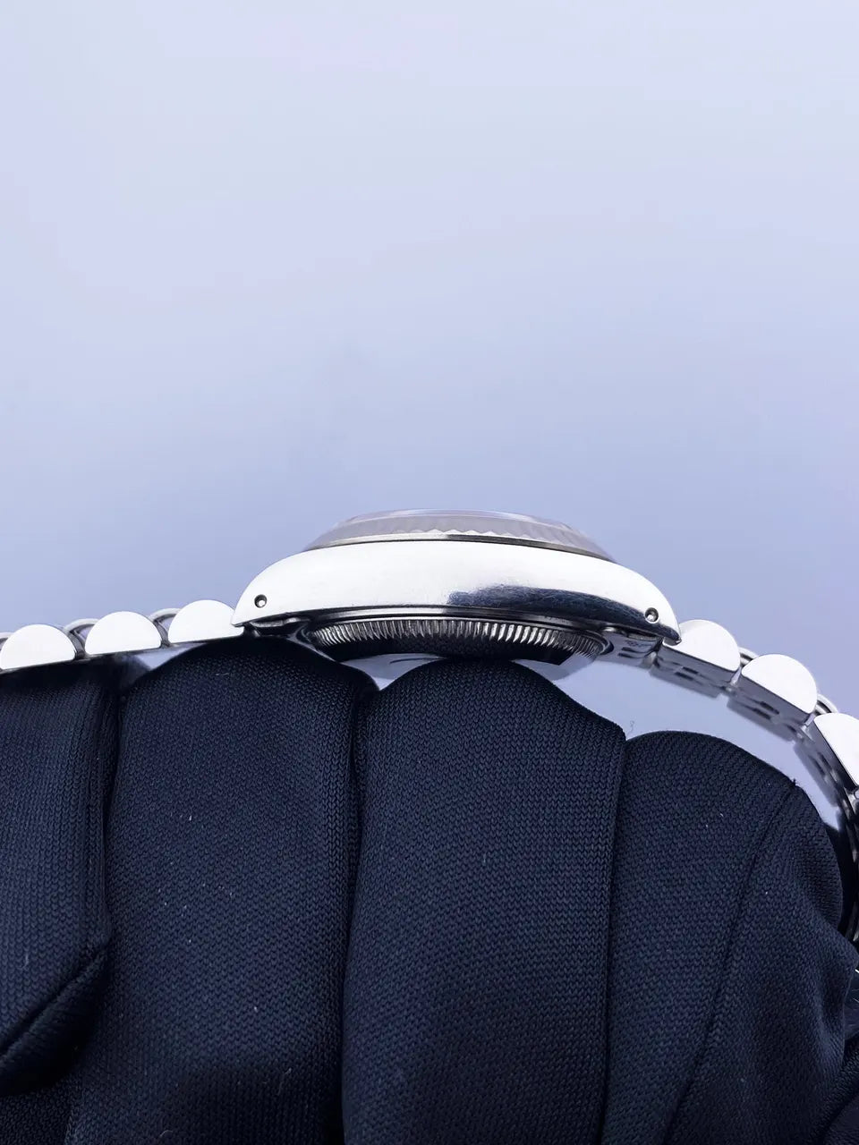 Rolex Silver Diamond Datejust - Hình 5