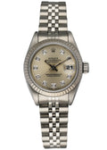 Rolex Datejust Steel Champagne Diamond
