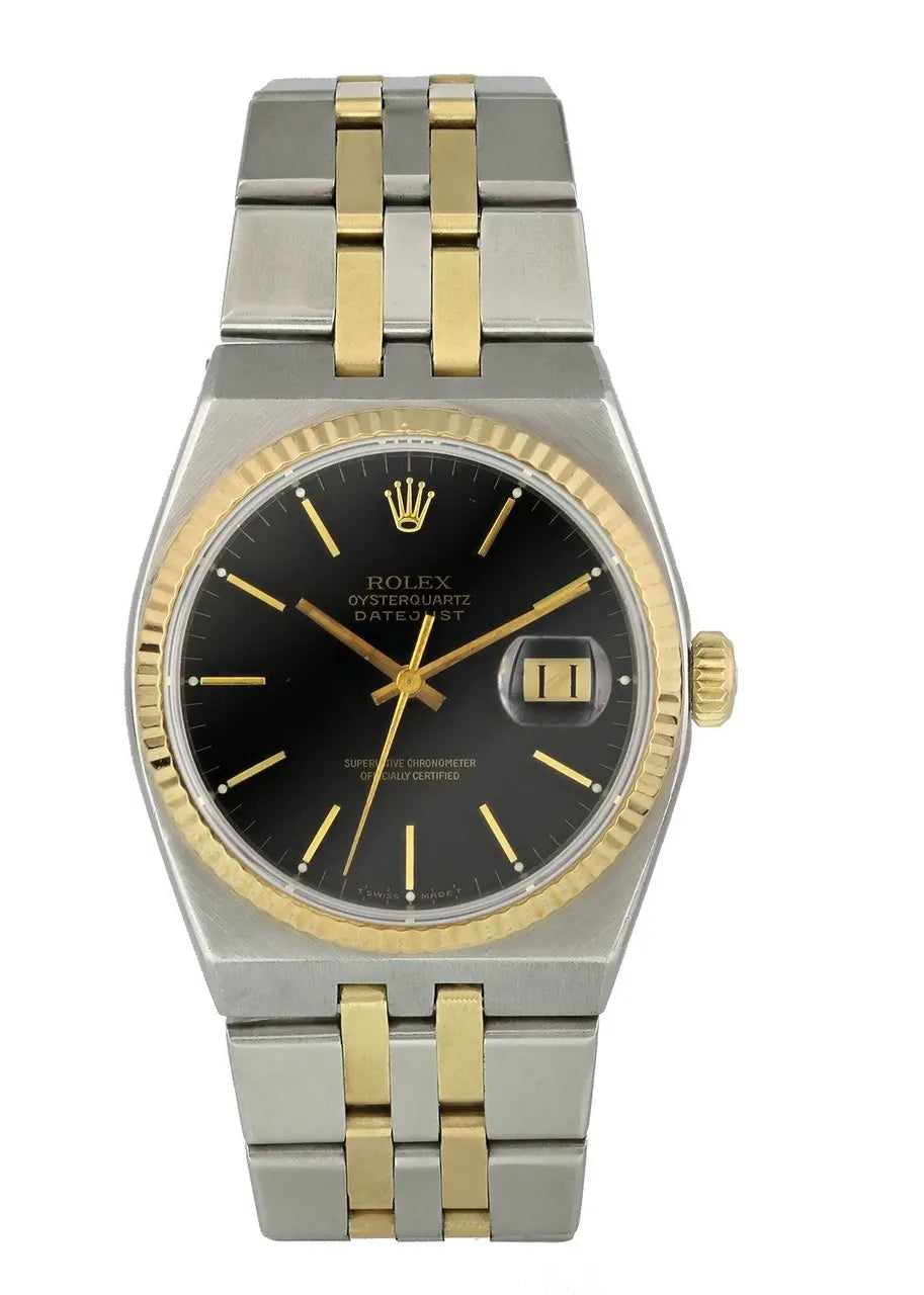 Rolex Oysterquartz Two-Tone Black - Hình 2