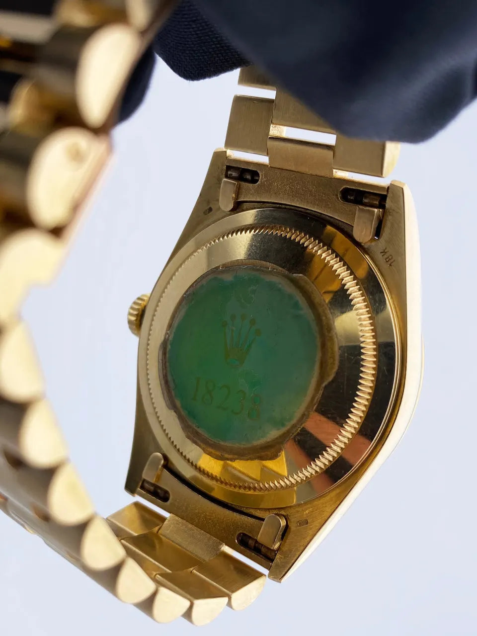 day Rolex Gold White Dial - Hình 7