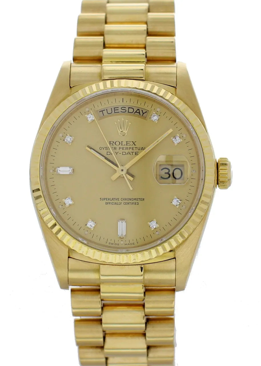 presidential Rolex Day-Date Gold Diamond Dial
