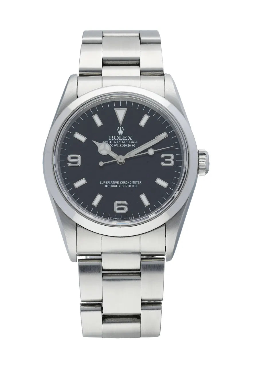 dial Rolex Explorer Black Steel - Hình 3
