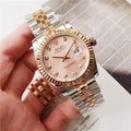 dial two Rolex Pink Diamond Datejust
