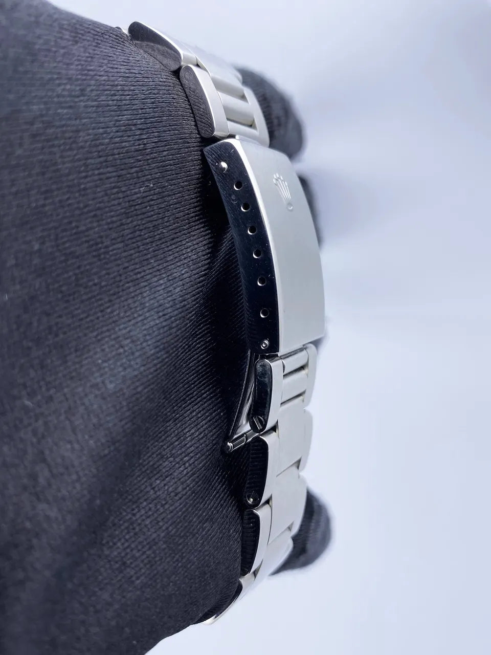 Rolex Steel Bezel Black Dial - Hình 4