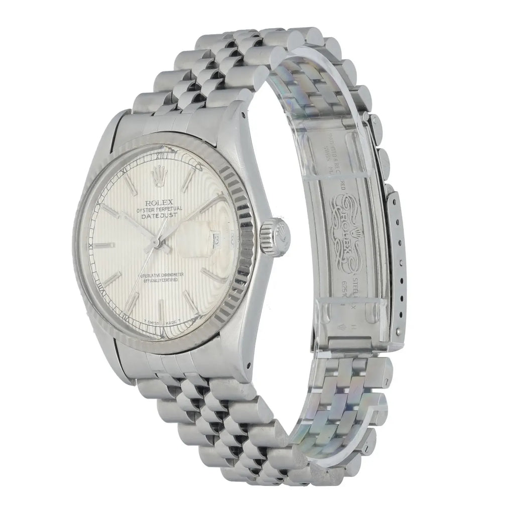 stainless steel Rolex Datejust Silver Dial - Hình 2
