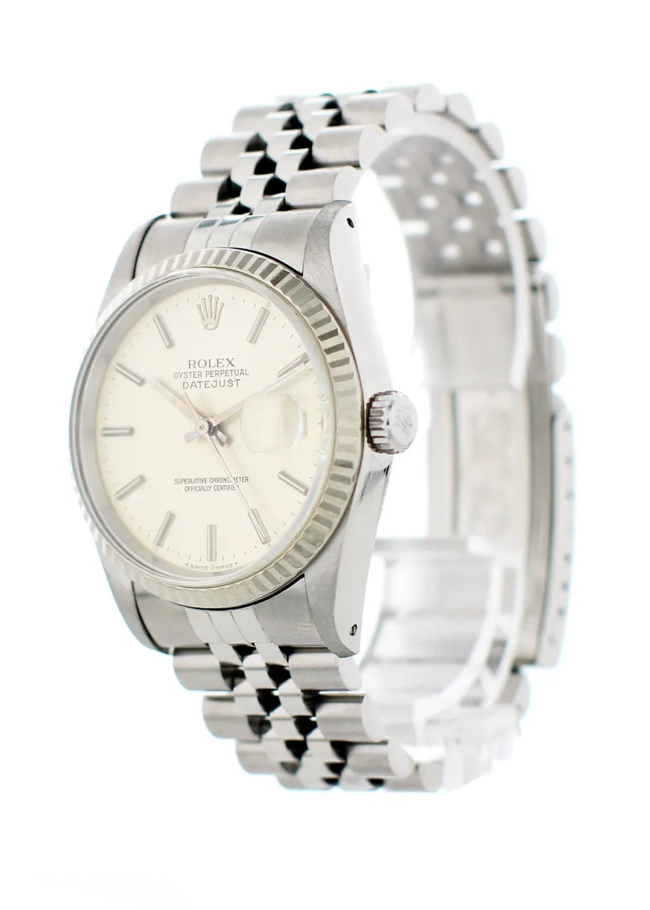 Rolex Datejust Silver Dial jubilee - Hình 6