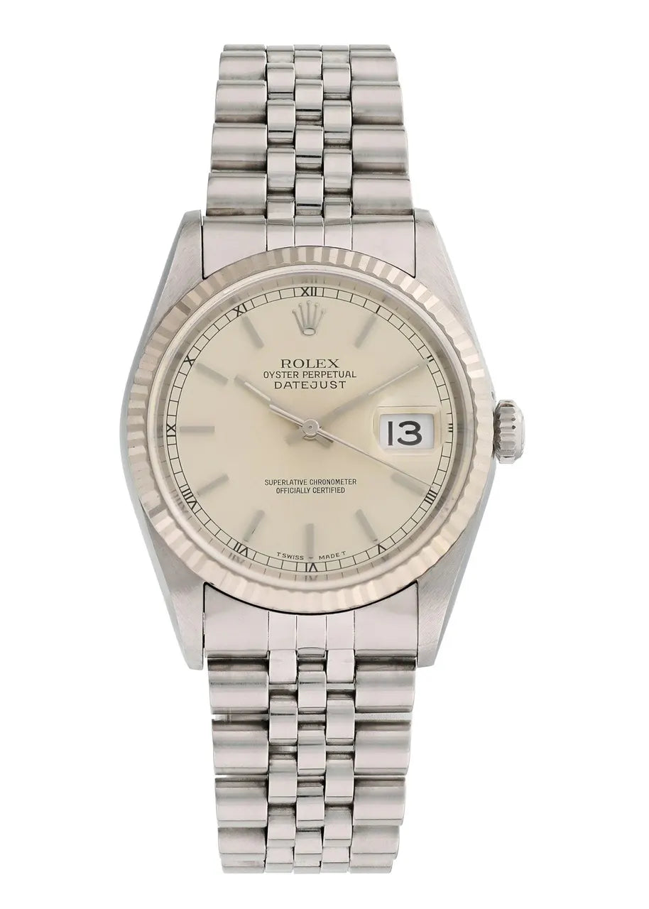 stainless steel Rolex Datejust Silver Jubilee