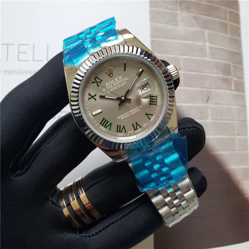 Rolex Datejust Olive Green Dial - Hình 4