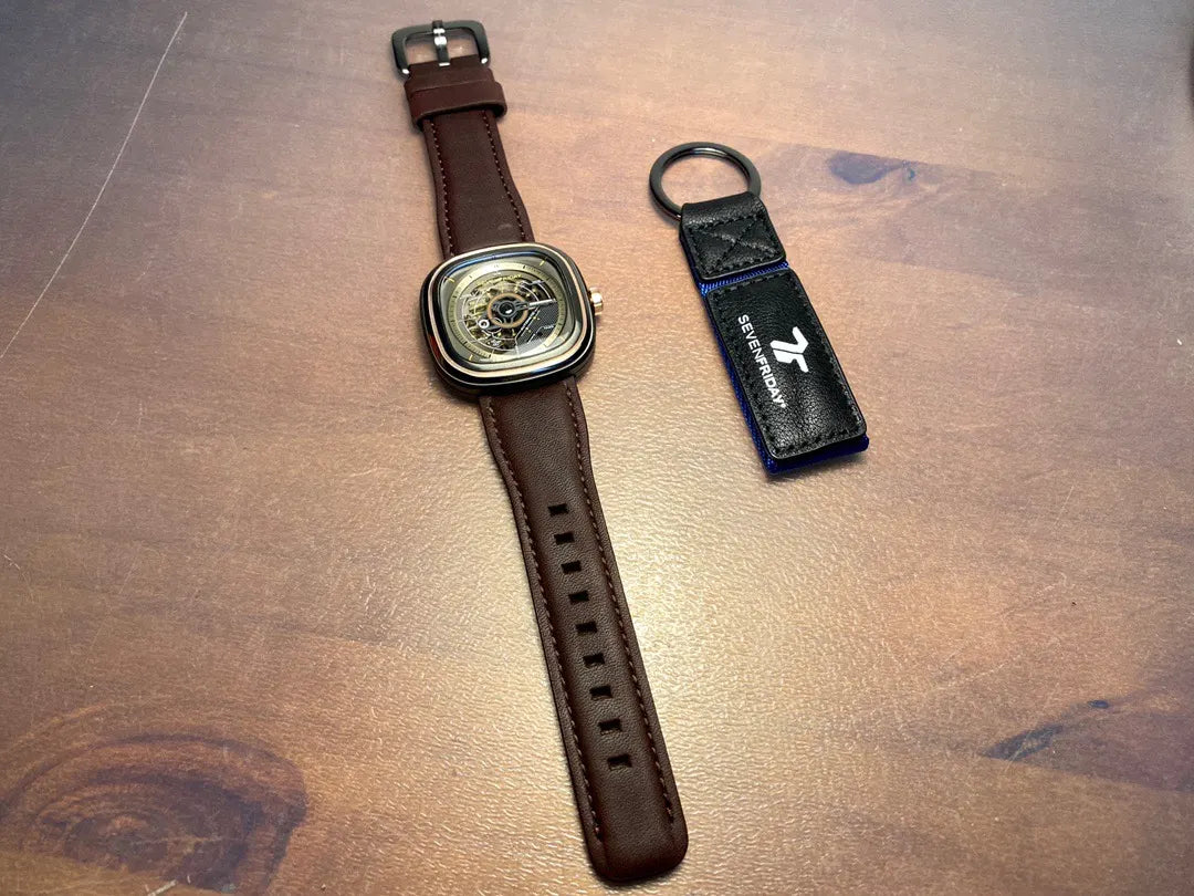 SevenFriday Bronze Leather Watch - Hình 6