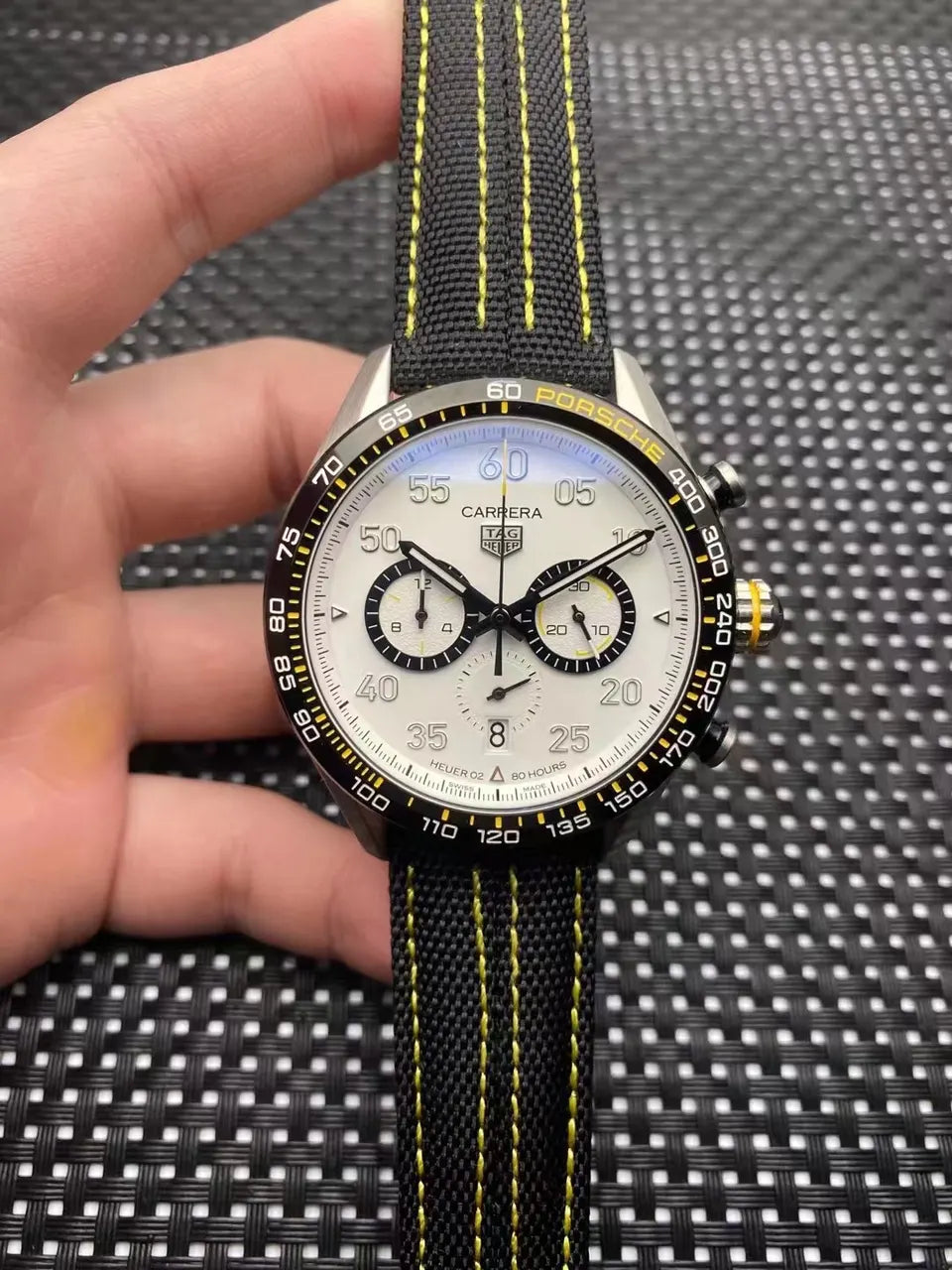 TAG Heuer Carrera Porsche White Dial - Hình 2