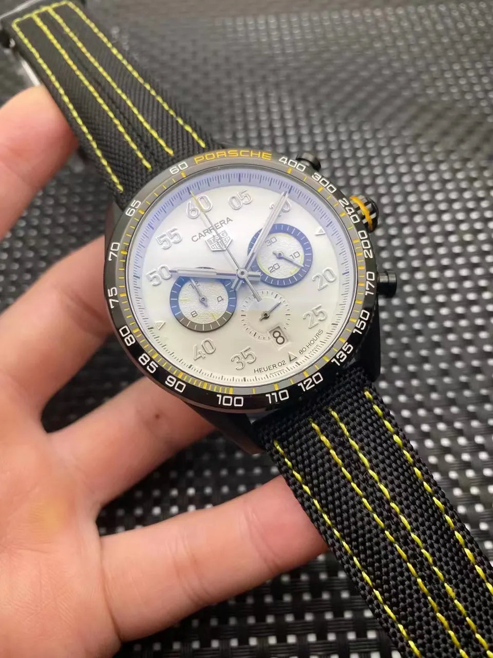 TAG Heuer Carrera Porsche White Dial - Hình 7