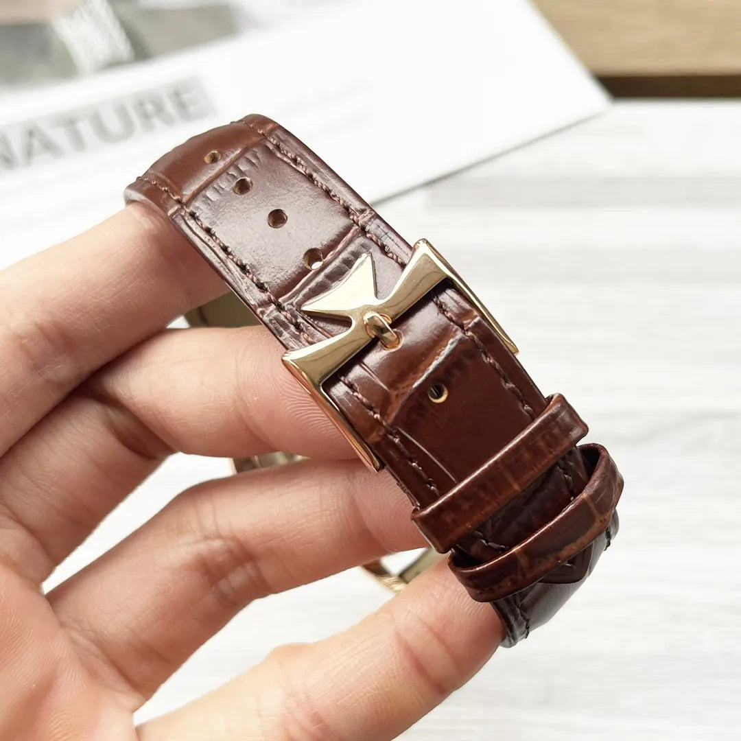 elegance Vacheron Constantin Gold Leather - Hình 2